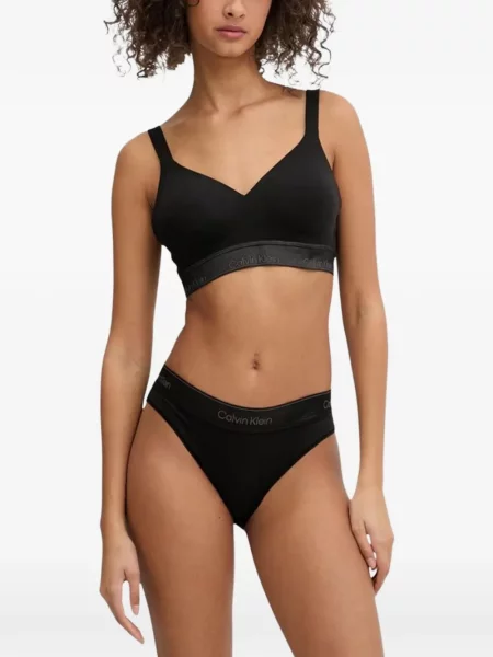 Podprsenka Calvin Klein Underwear s autogramem černá
