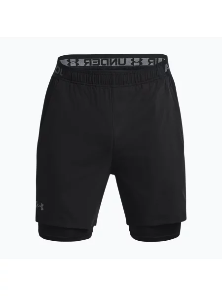 Spodenki treningowe Under Armour Vanish Woven Sts black/black/pitch gray czarne