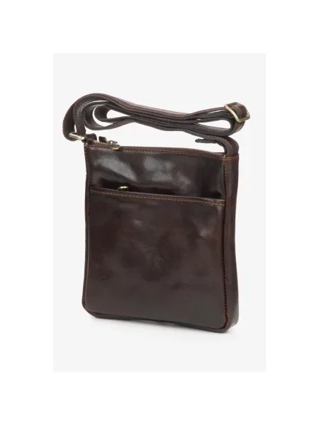 Лаковая сумка Estro коричневая