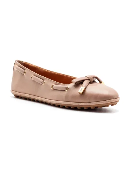 Balerinki Tod's skórzane brązowe