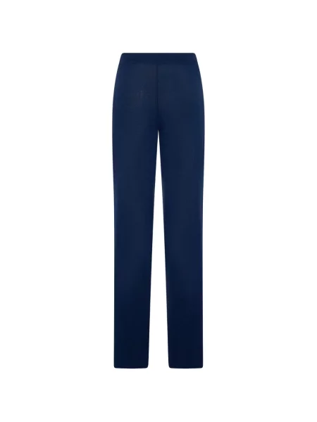 Pantaloni Moorer tricotate cu cordon albastru