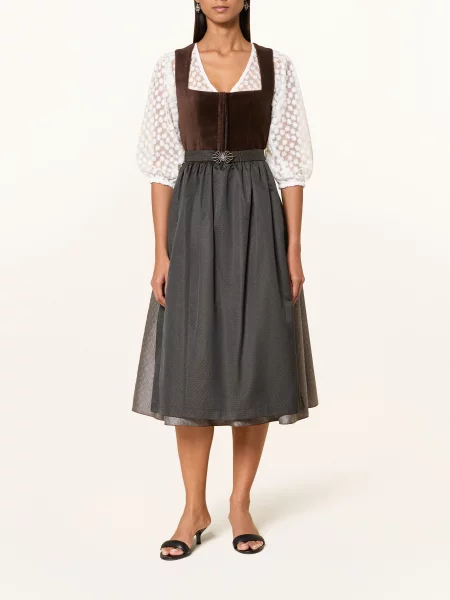 Kinga Mathe Dirndl Halenka Kaira Z Krajky bílá