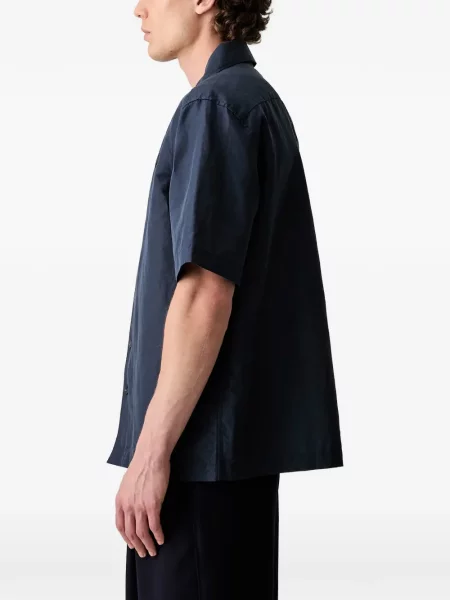 Gulerat cămașă Fred Perry cu broderie albastru