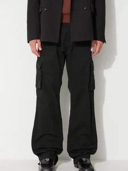 Alpha Industries pantaloni Jet Jet Pant bărbați drept negru