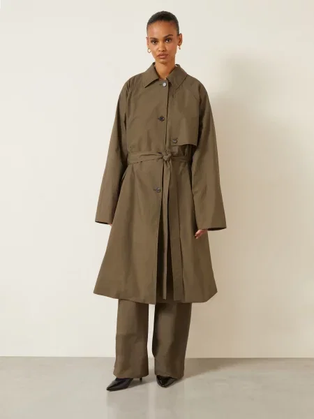 Calvin Klein Collection Trenčkot Zeland světle hnědá