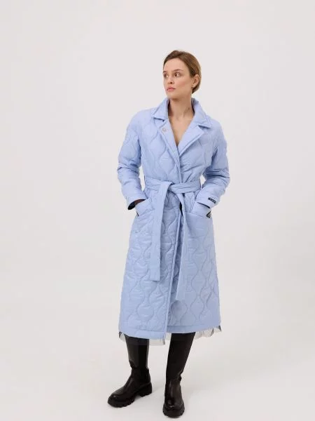 Alnest Пальто з утеплювачем блакитний