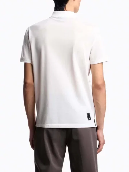 Поло Emporio Armani білий