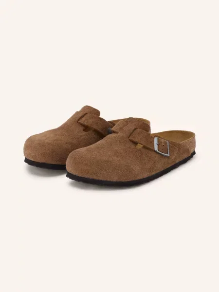 Klapki Birkenstock brązowe