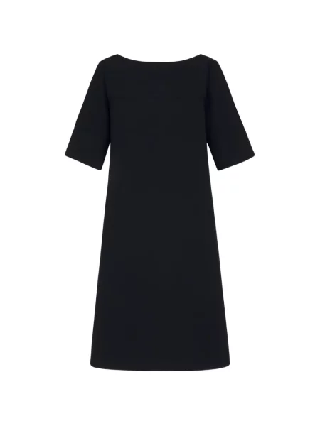 Rochie Oscar De La Renta de lână cu legături albastru