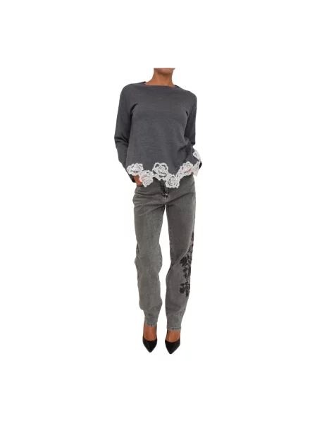 Sweter Blugirl wełniany szary