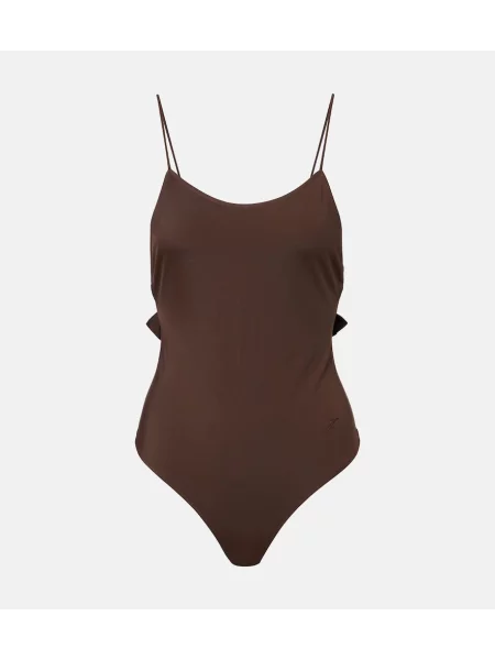 Strój kąpielowy Jacquemus brązowy
