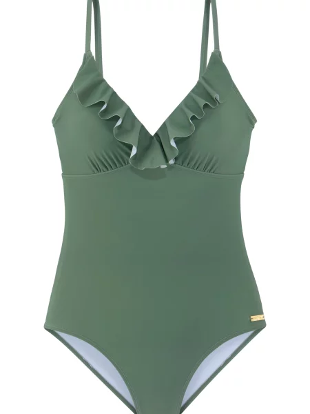 LASCANA Enodelne kopalke zelena