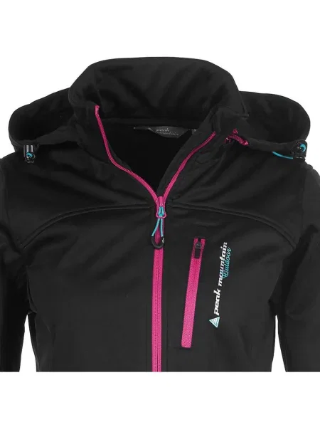 Geacă Peak Mountain softshell negru