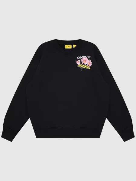Дитячий світшот Daisy Off-white чорний