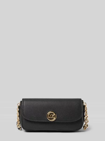 Torba na ramię z prawdziwej skóry model Nolita' Michael Michael Kors czarna