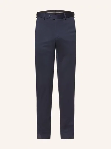 Digel Spodnie Garniturowe Sergio Regular Fit Z Dżerseju blau
