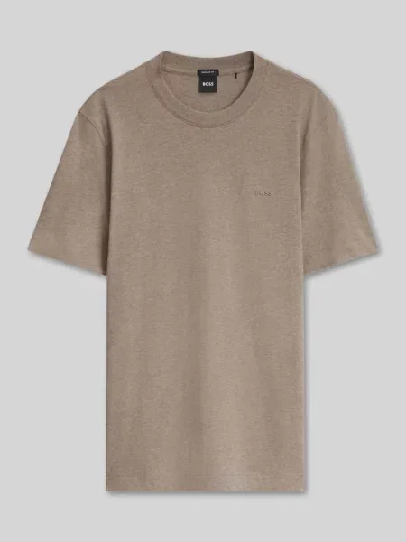 T-shirt z okrągłym dekoltem Boss