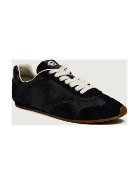 Coach Sneakers FLAT | piele întoarsă negru