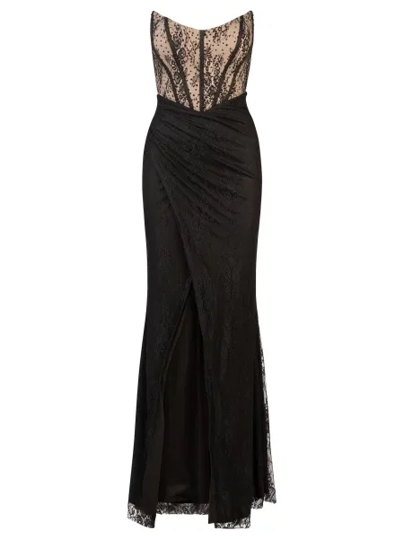 Kraimod Rochie de seară bej negru