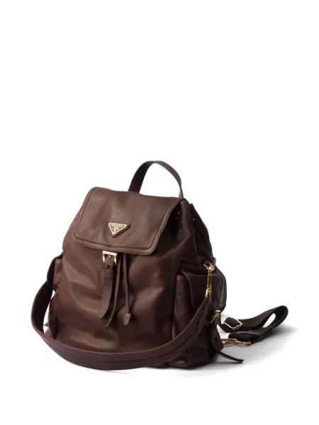 Rucsac Prada din piele maro