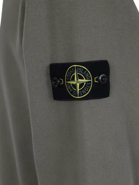 Hanorac Stone Island cu strasuri verde