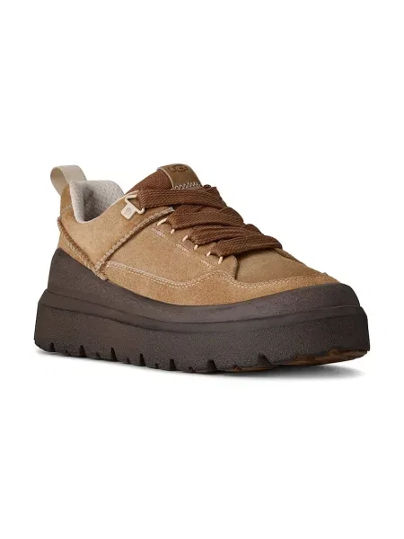 UGG sneakers din piele întoarsă M Heritage Utility Sneaker Knoll maro