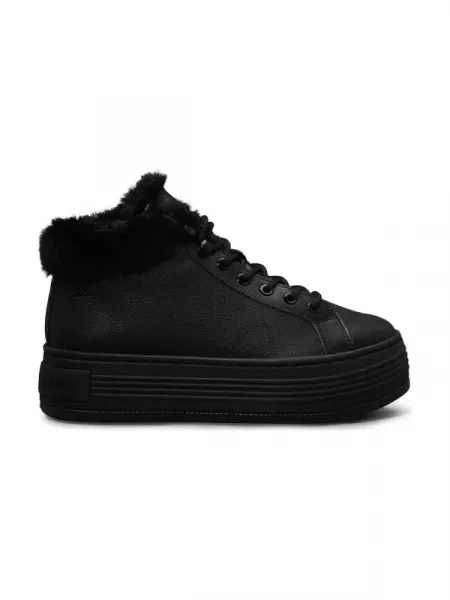 Calvin Klein Jeans De piele sneakers negru