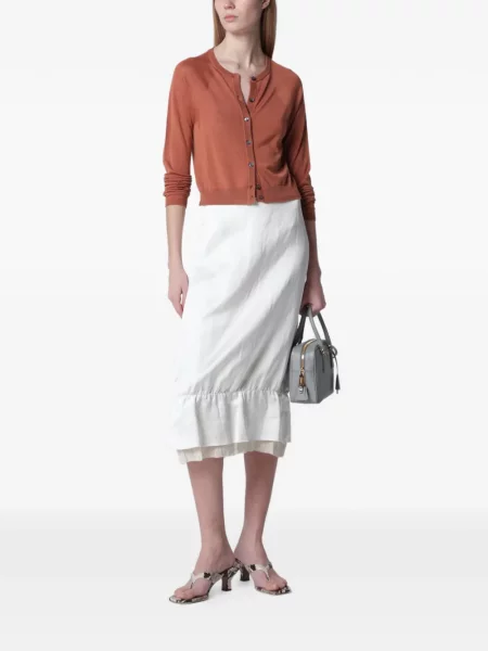 Decupat cardigan Roberto Collina maro