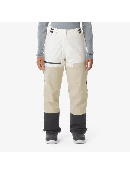 Spodnie narciarskie i snowboardowe Quechua Pant AM białe