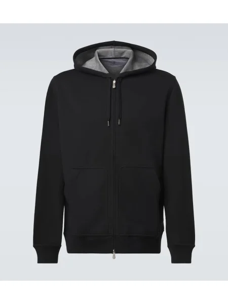 Hanorac cu glugă Brunello Cucinelli negru