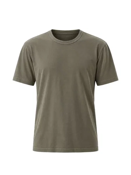 Tricou James Perse cu decolteu rotund verde