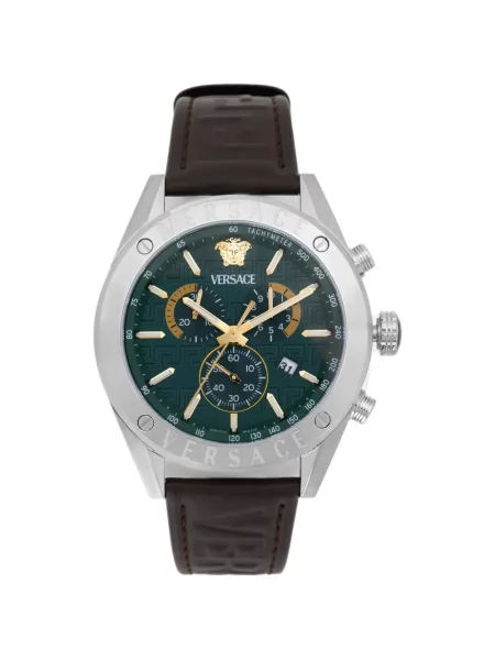 Ceas Versace din piele verde
