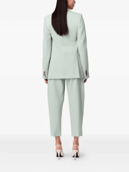 Pantaloni Stella Mccartney de lână verde