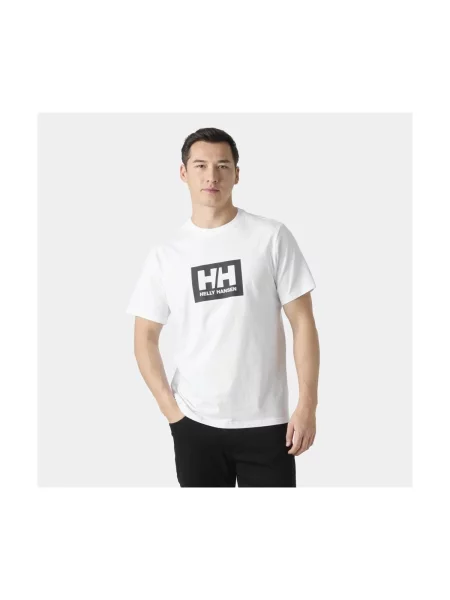 HELLY HANSEN Tričko čierna / biela modrá
