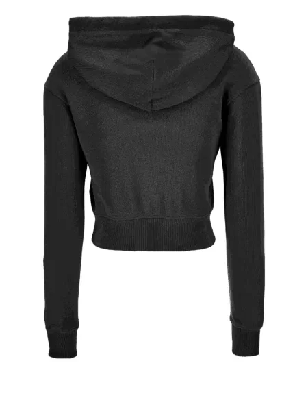 Hanorac cu glugă Versace Jeans Couture cu imagine negru