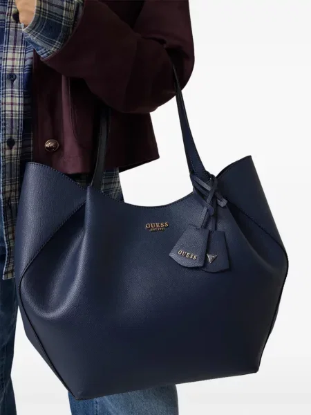 Geantă shopper Guess albastru