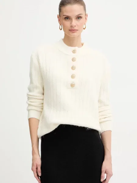 Morgan pulover din amestec de lână MESANGE bej