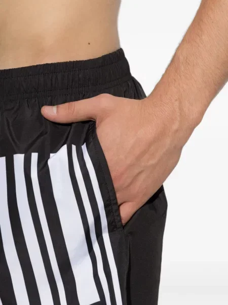 Kąpielówki Moschino z nadrukiem czarne