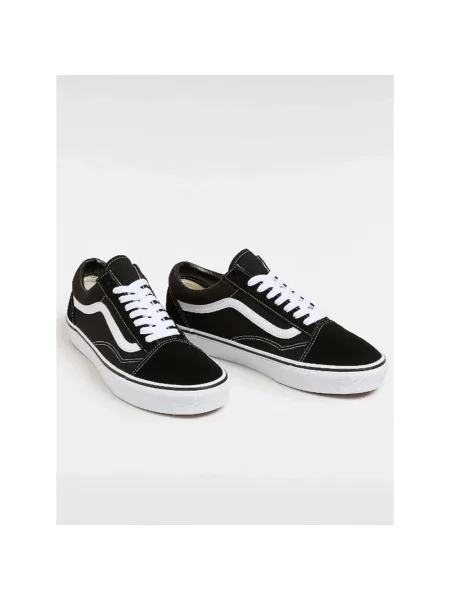 Sneakersy Vans Old Skool skórzane czarne