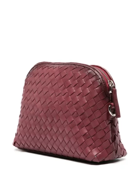 Geanta crossbody Dragon Diffusion din piele chunky roșu
