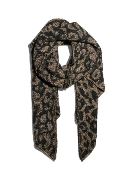 PIECES Fular PCPYRON ombră negru