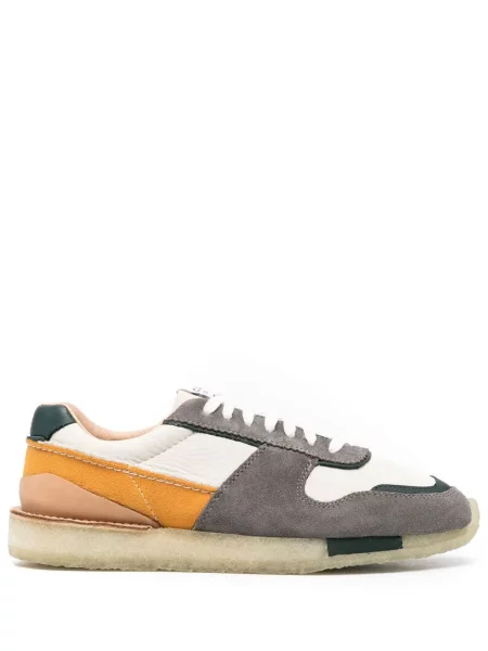 Sneakerși Clarks Originals din piele de căprioară gri