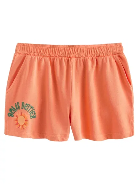 Next Nohavice tmavozelená oranžová