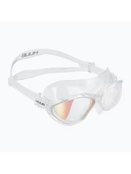 Okulary do pływania HUUB Manta Ray Photochromatic białe