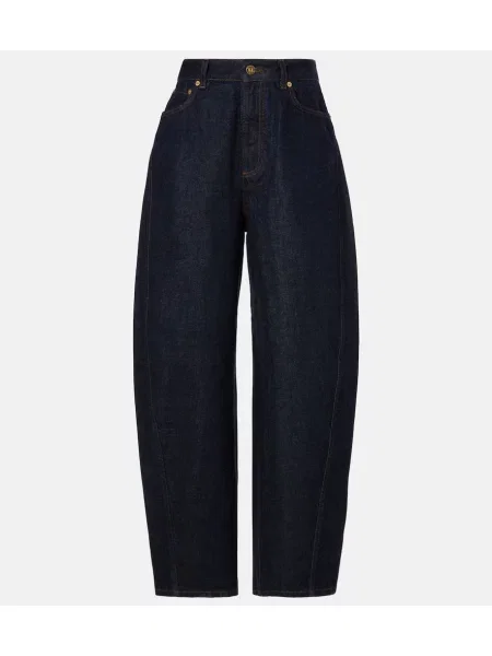 Blugi Givenchy cu talie înaltă albastru