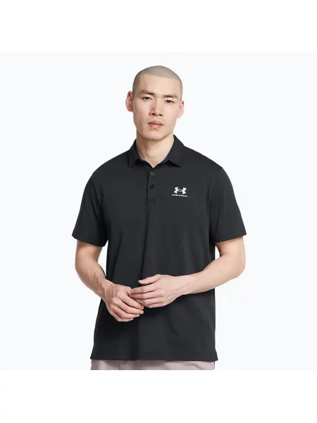 Polo tričko Under Armour Icon Polo black/white bílé