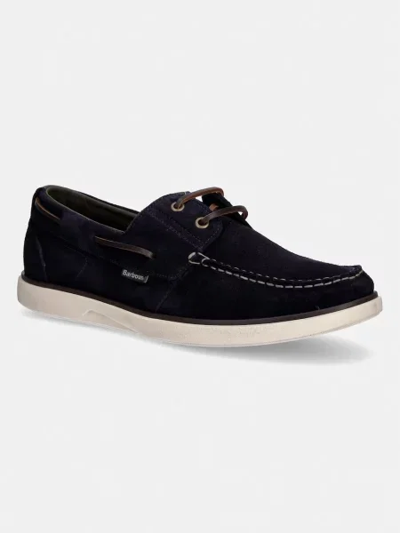 Barbour mokasini semiš Rothley modra