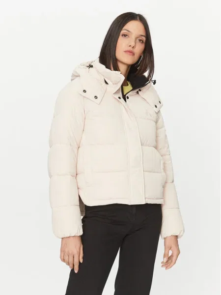 Дънково яке Calvin Klein Jeans бежово
