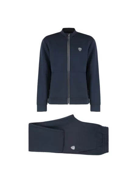 Spodnie dresowe Emporio Armani Ea7 niebieskie