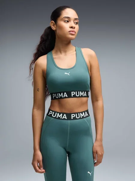 Спортивный топ Puma зеленый